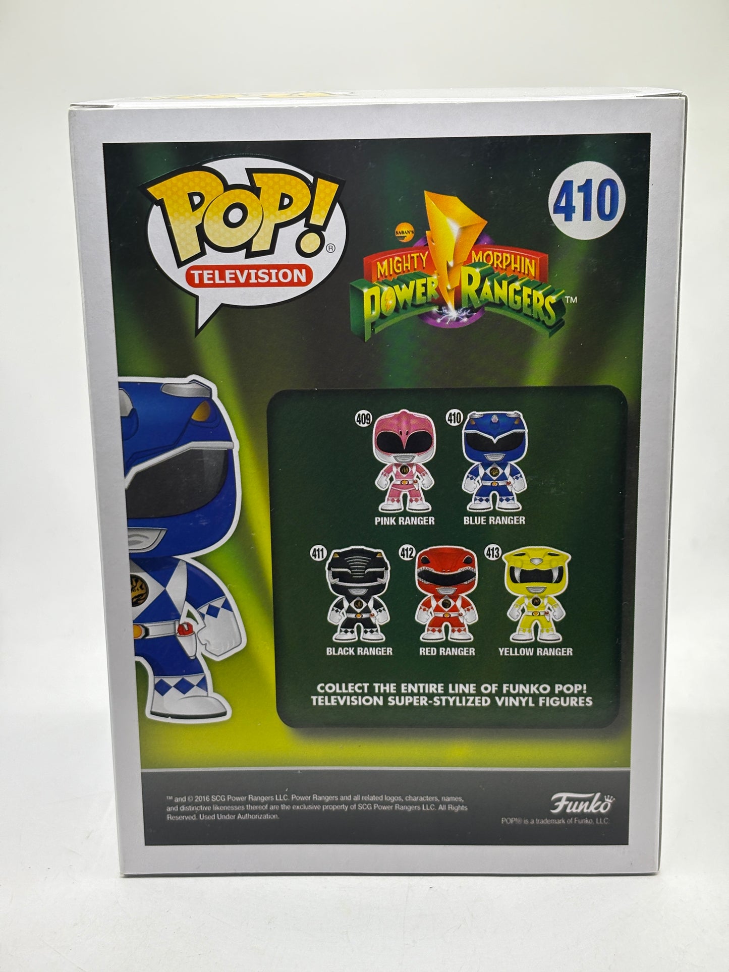 Funko POP! Television Power Rangers #410 Blue Ranger Morphing Exclusive