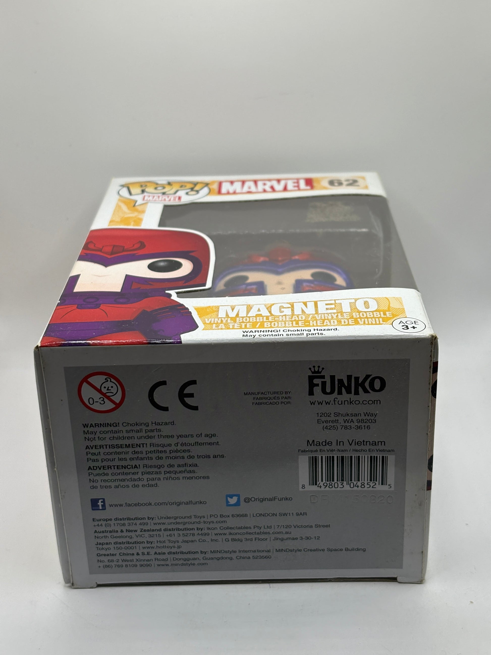 Funko POP! Marvel Marvel Magneto #62 Vinyl Bobble-Head FRENLY BRICKS - Open 7 Days