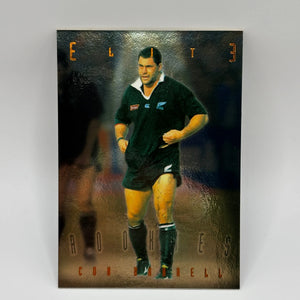 1997 Ineda NZ All Black Trading Cards Elite Rookies ER10 Con Barrell #1045/2000 FRENLY BRICKS - Open 7 Days