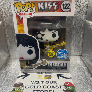 Funko POP! Rocks KISS The Starchild Glows in Dark Exclusive #122 Special Limited FRENLY BRICKS - Open 7 Days