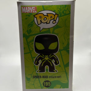 Funko POP! Marvel #195 Spider-Man Stealth Suit Vinyl Bobble-Head Box Damage FRENLY BRICKS - Open 7 Days