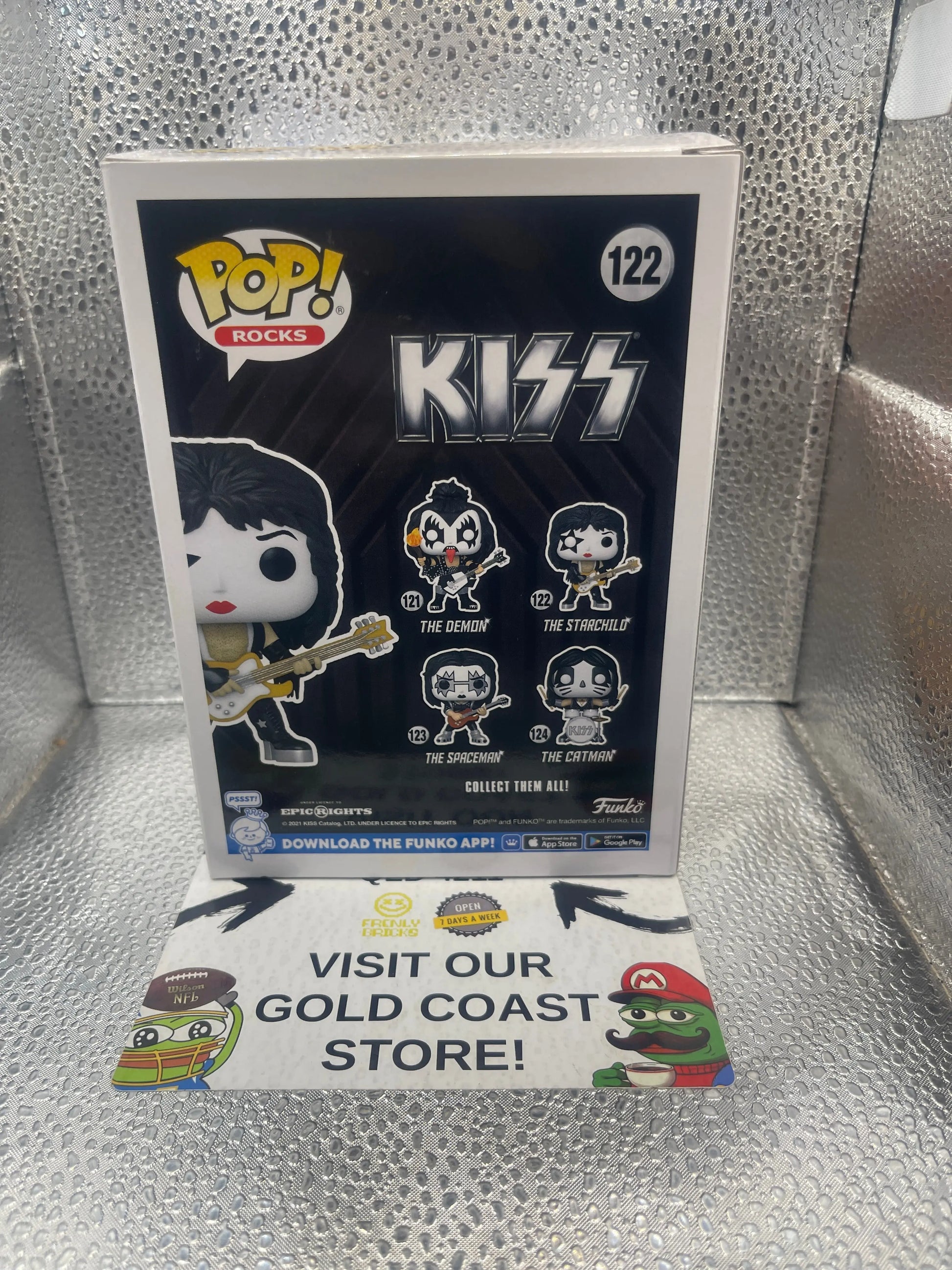 Funko POP! Rocks KISS The Starchild Glows in Dark Exclusive #122 Special Limited FRENLY BRICKS - Open 7 Days
