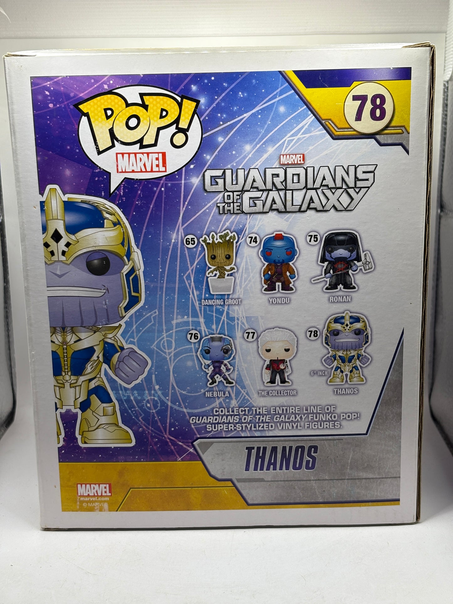 Funko POP! Marvel Guardians of the Galaxy #78 Thanos Glow Vinyl Bobble-Head