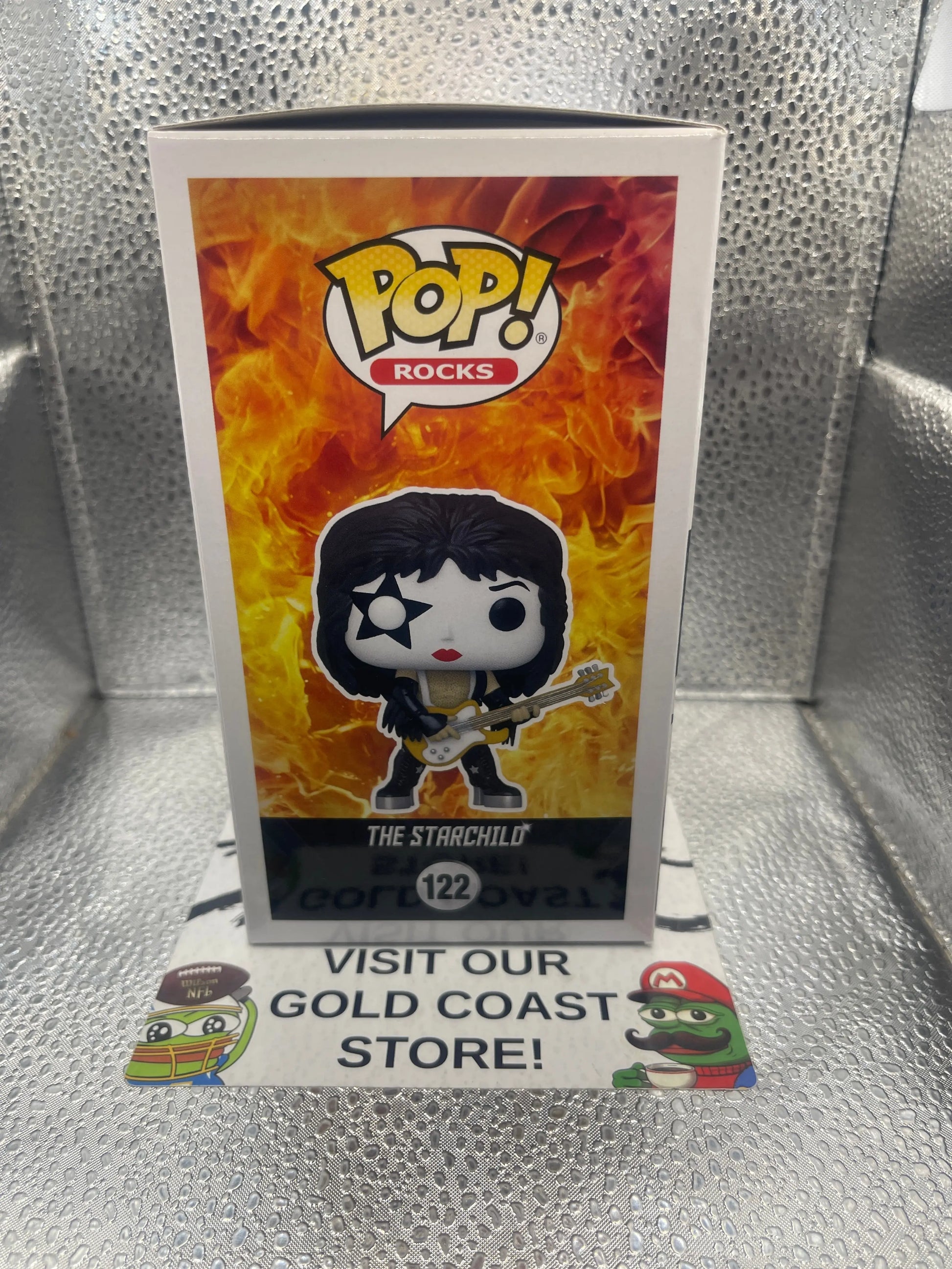 Funko POP! Rocks KISS The Starchild Glows in Dark Exclusive #122 Special Limited FRENLY BRICKS - Open 7 Days