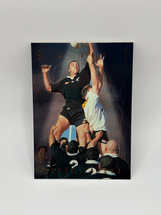 1997 Ineda NZ All Black Trading Cards Elite Rookies ER11 Glenn Taylor #0562/2000 FRENLY BRICKS - Open 7 Days