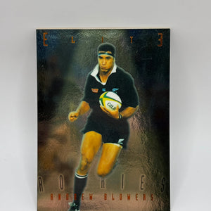 1997 Ineda NZ All Black Trading Cards Elite Rookies ER5 Andrew Blowers #1350/2000 FRENLY BRICKS - Open 7 Days