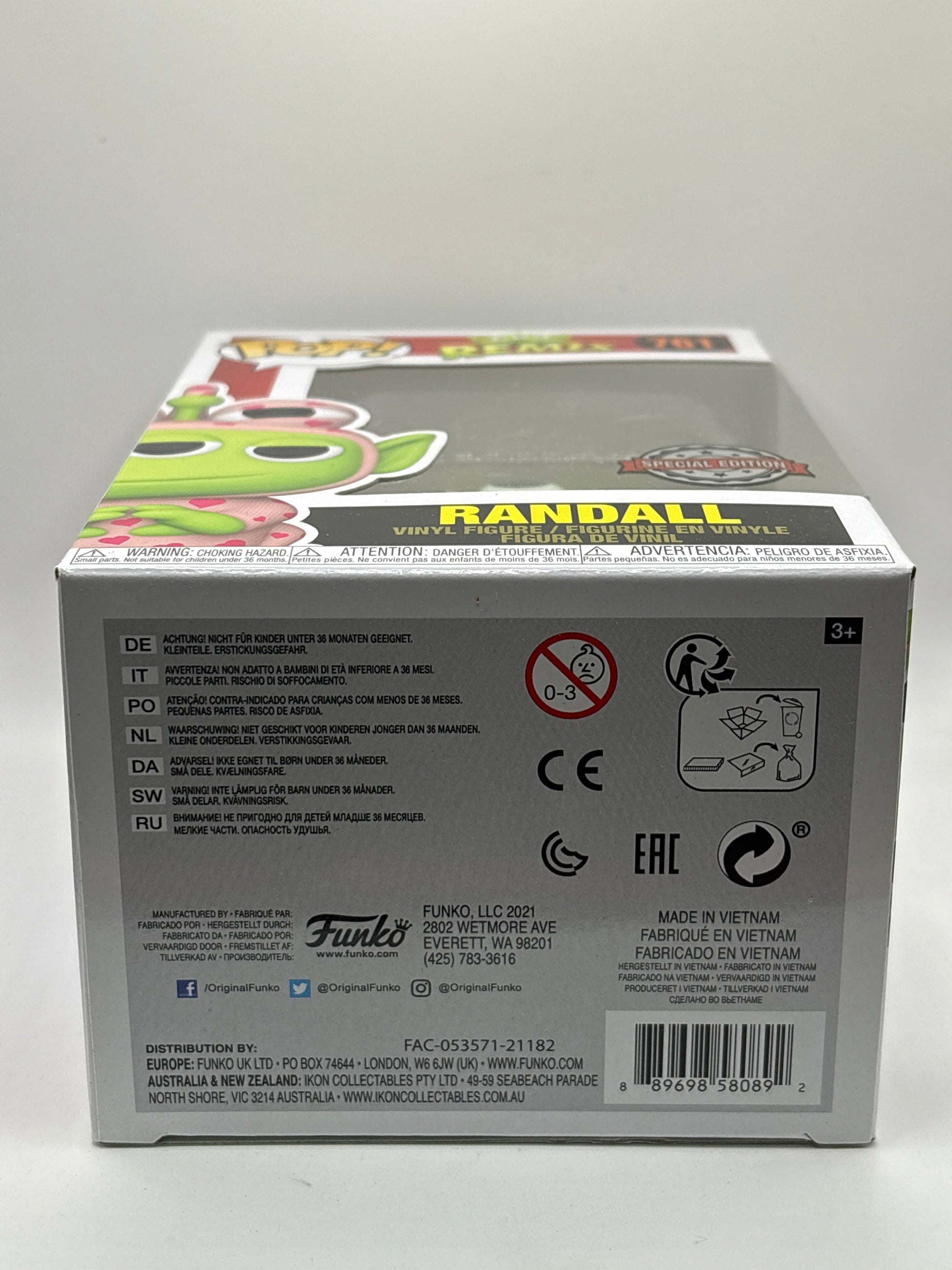 Funko POP! Pixar Remix #761 Randall Special Edition Vinyl Figure FRENLY BRICKS - Open 7 Days