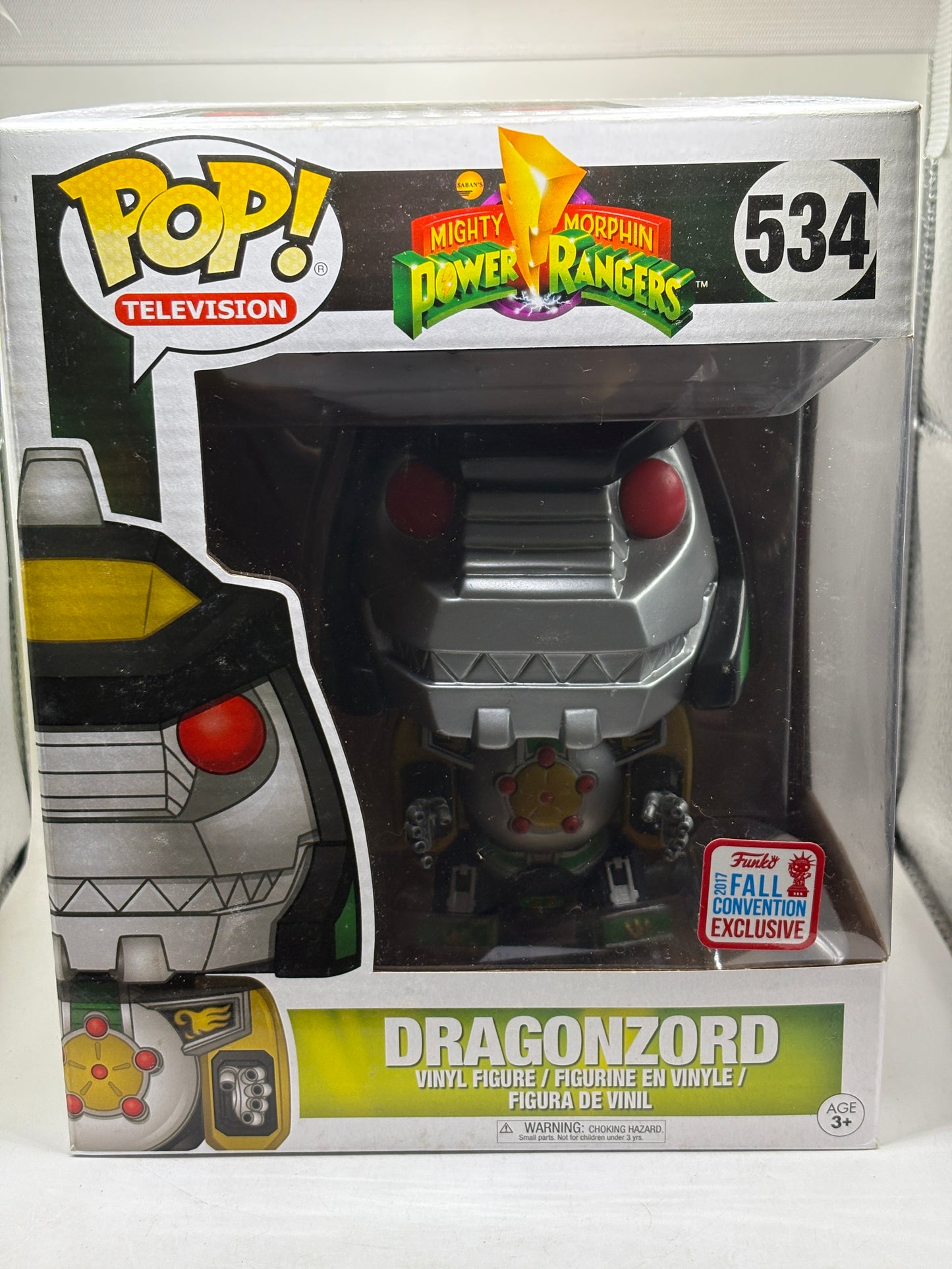 Funko POP! Television Power Rangers #534 Dragonzord 2017 Fall Convention