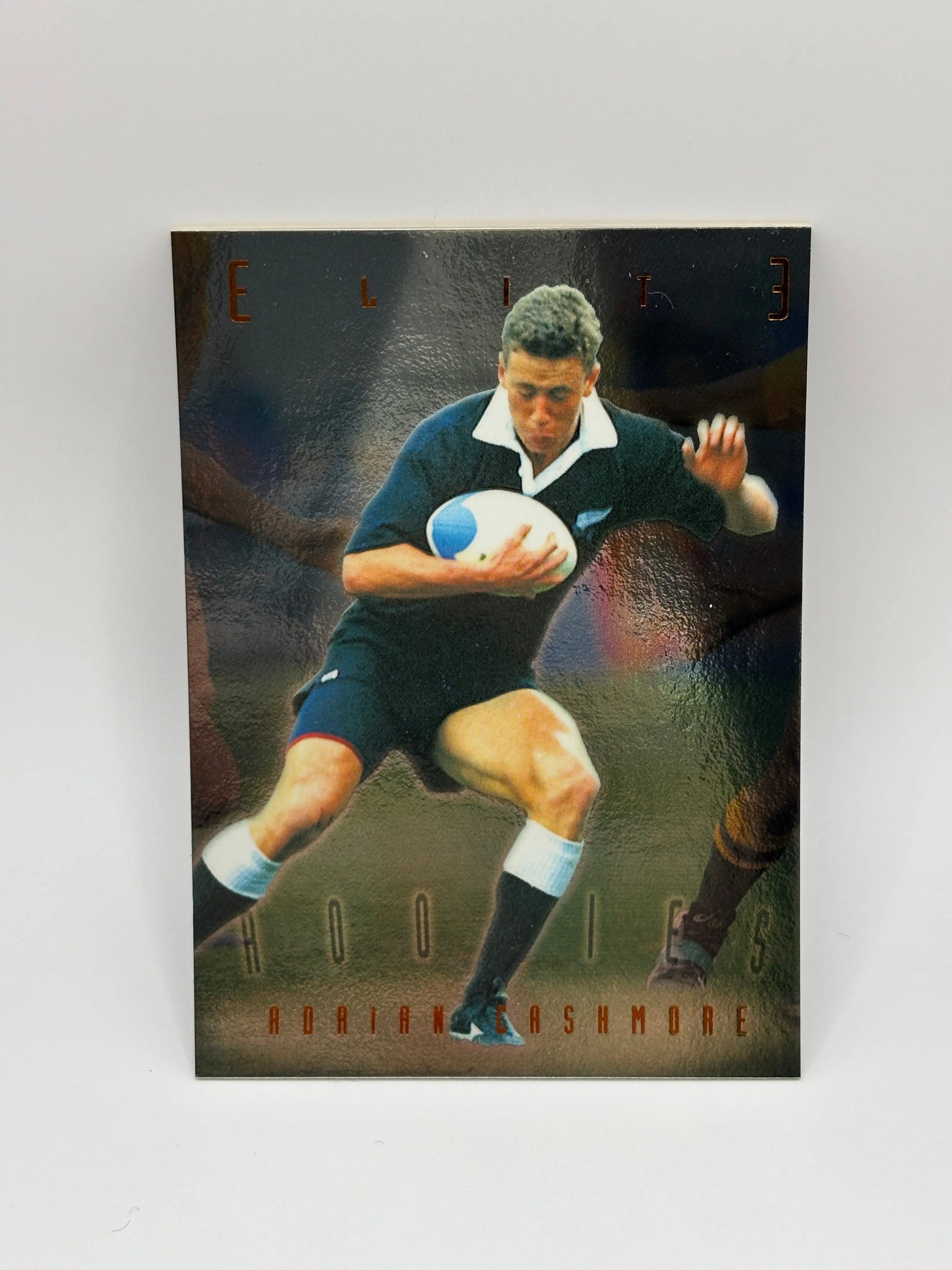 1997 Ineda NZ All Black Trading Cards Elite Rookies ER8 Adrian Cashmore #1674/2000 FRENLY BRICKS - Open 7 Days