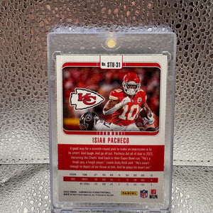 2022 Panini Chronicles Studio Football Isiah Pacheco Rookie 06/10 FRENLY BRICKS - Open 7 Days