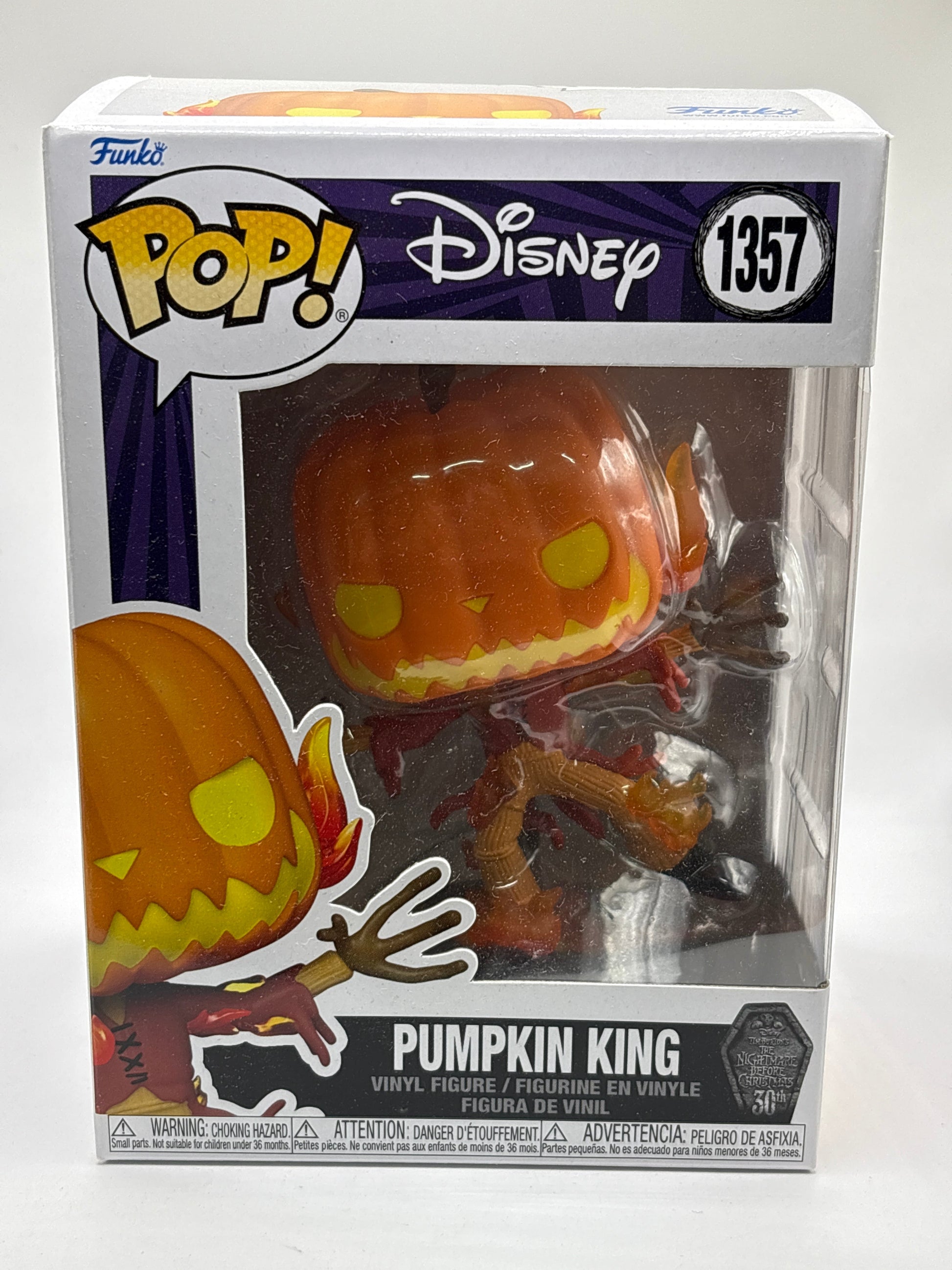 Funko POP! Disney The Nightmare Before Christmas #1357 Pumpkin King FRENLY BRICKS - Open 7 Days