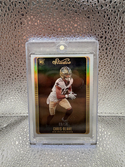 2022 Panini Chronicles Studio Football Chris Olave 09/10 FRENLY BRICKS - Open 7 Days