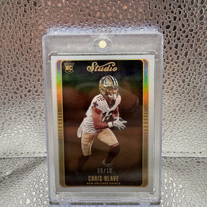 2022 Panini Chronicles Studio Football Chris Olave 09/10 FRENLY BRICKS - Open 7 Days