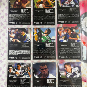 1995 NEW ZEALAND RUGBY UNION ALL BLACKS RISING STARS FULL SET 9/9 FRENLY BRICKS - Open 7 Days