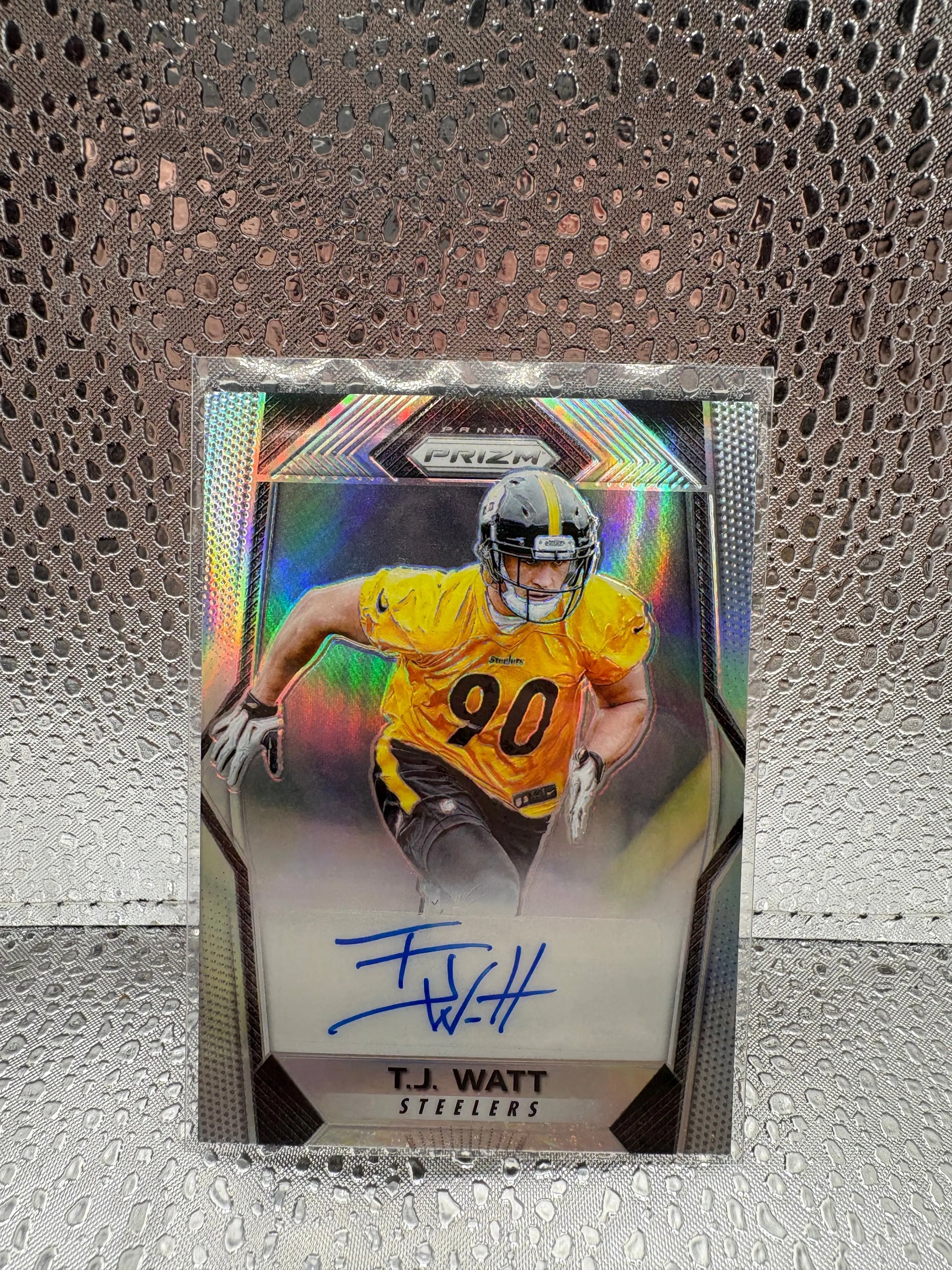 2017 Panini - Prizm Football T.J. Watt NO#RA-TJ Auto Silver FRENLY BRICKS - Open 7 Days