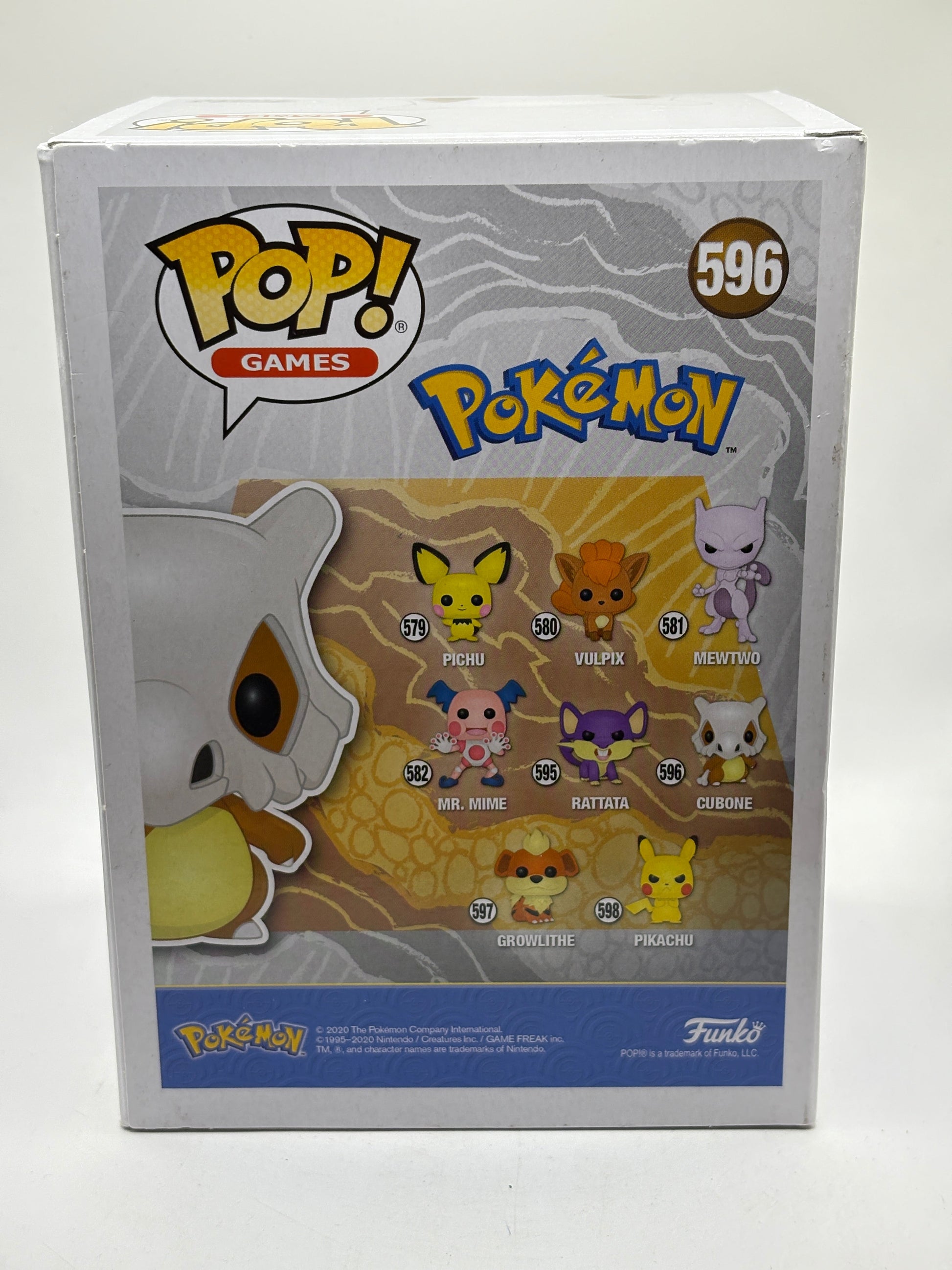 Funko POP! Games Pokemon #596 Cubone Vinyl Figure FRENLY BRICKS - Open 7 Days