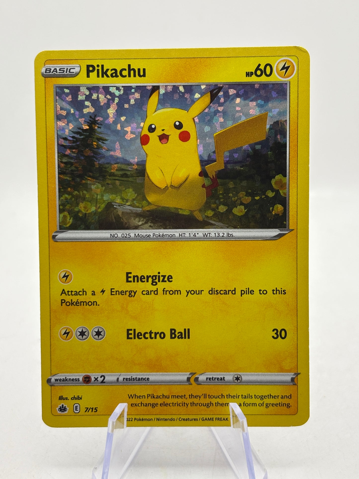 Pokemon TCG 2022 Mcdonalds Promo - Pikachu 7/15 Holo LP