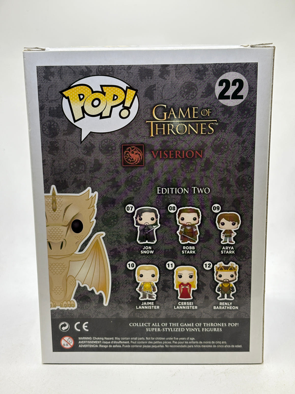 Funko POP! Game of Thrones #22 Viserion Vinyl Figure image 3