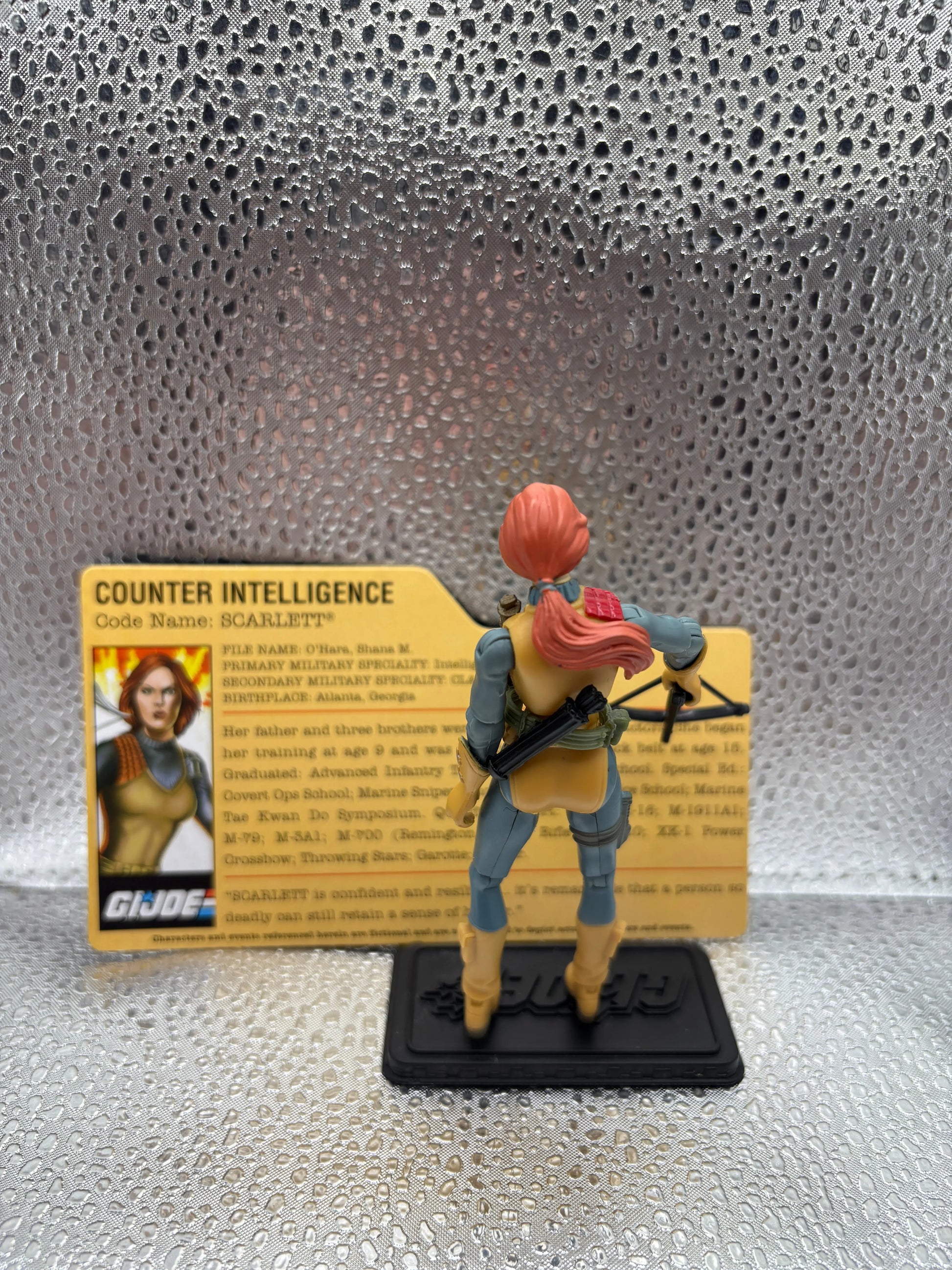 2007 Hasbro G.I. Joe 25th Anniversary SCARLETT v8 Action Figure FRENLY BRICKS - Open 7 Days