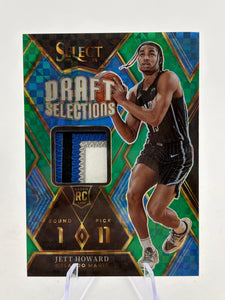 2023-24 Panini Select Basketball #DSM-JH Jett Howard Rookie Patch /5