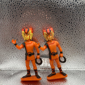 Vintage Wilykat Thundercats 1985 Action Figure Toy Wiley Cat x2 FRENLY BRICKS - Open 7 Days