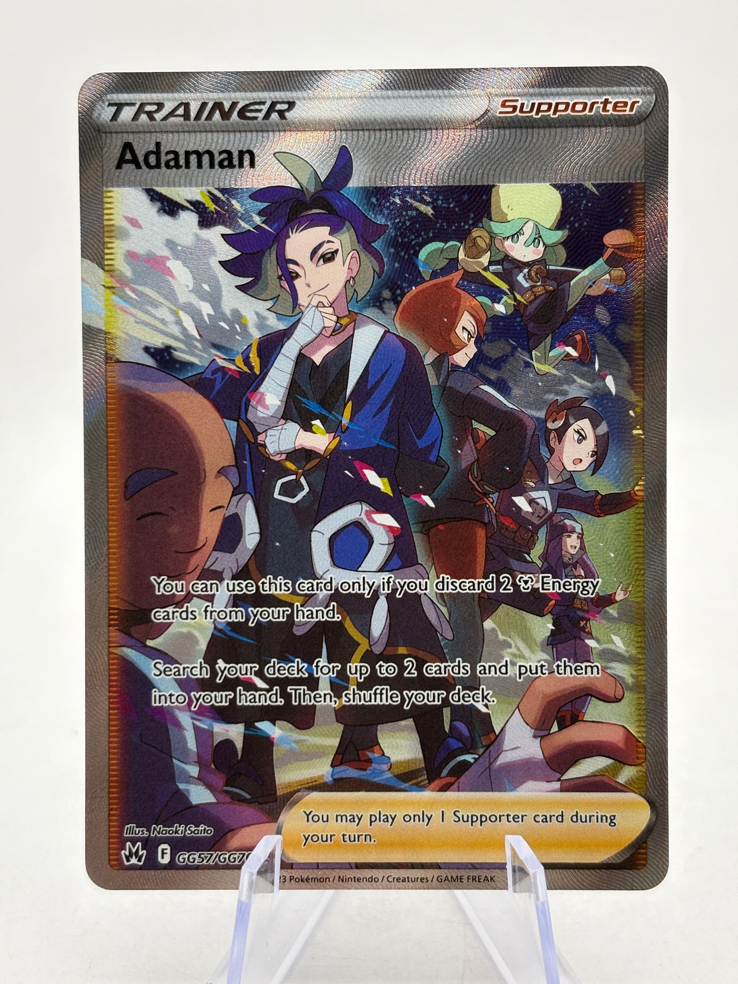 Pokemon TCG Crown Zenith - Adaman GG57/GG70 Full Art Nm
