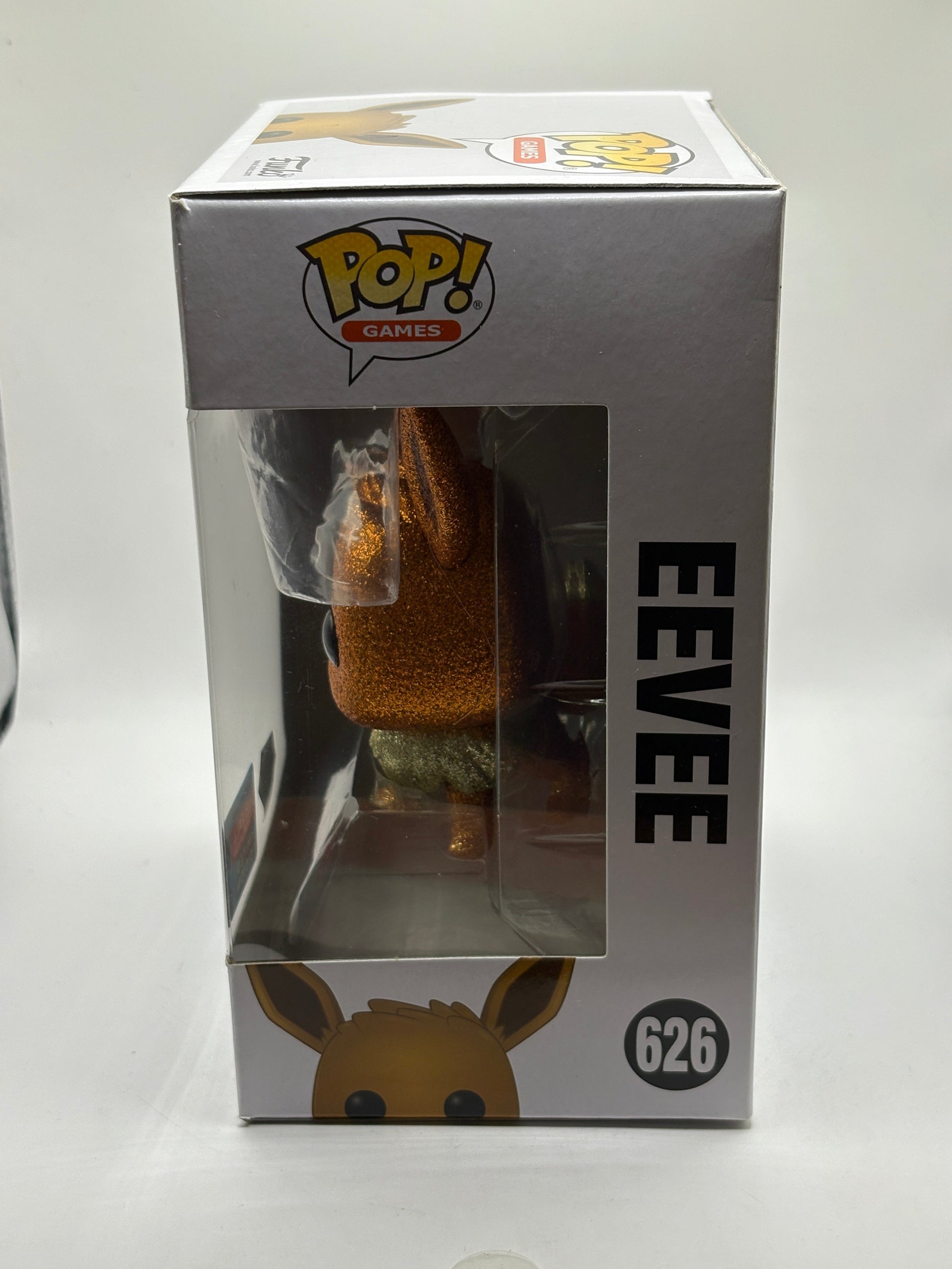 Funko POP! Games Pokemon #626 Eevee 2021 Fall Con Diamond FRENLY BRICKS - Open 7 Days