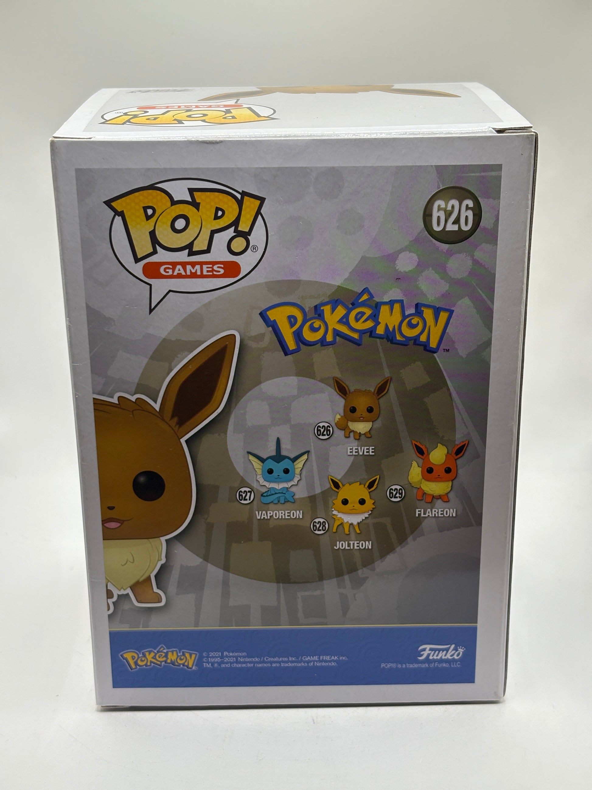 Funko POP! Games Pokemon #626 Eevee 2021 Fall Con Diamond FRENLY BRICKS - Open 7 Days
