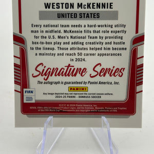 2024-25 Weston McKennie Panini Donruss Dragon Scale USMNT Autographed /99 FRENLY BRICKS - Open 7 Days