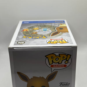 Funko POP! Games Pokemon #626 Eevee 2021 Fall Con Diamond FRENLY BRICKS - Open 7 Days