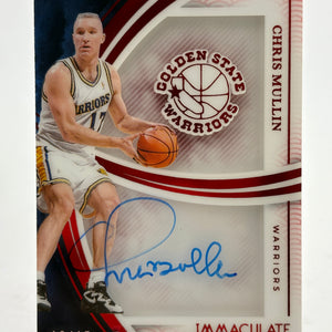 2024-25 Panini Immaculate Basketball - Chris Mullin Auto /15 #SS-LLI FRENLY BRICKS - Open 7 Days