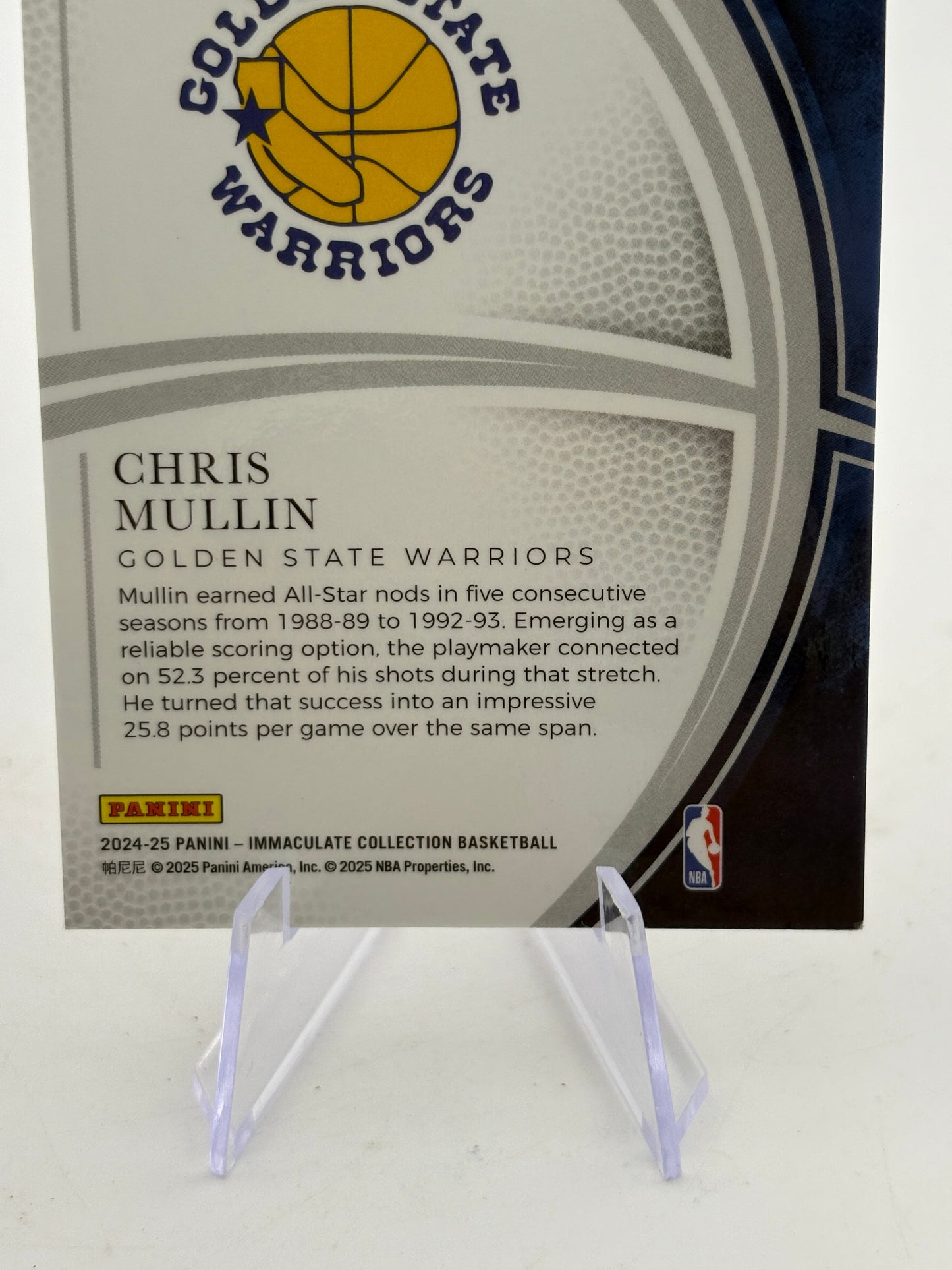 2024-25 Panini Immaculate Basketball - Chris Mullin Auto /15 #SS-LLI FRENLY BRICKS - Open 7 Days