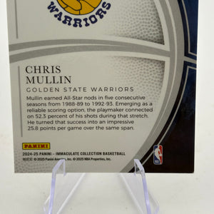 2024-25 Panini Immaculate Basketball - Chris Mullin Auto /15 #SS-LLI FRENLY BRICKS - Open 7 Days
