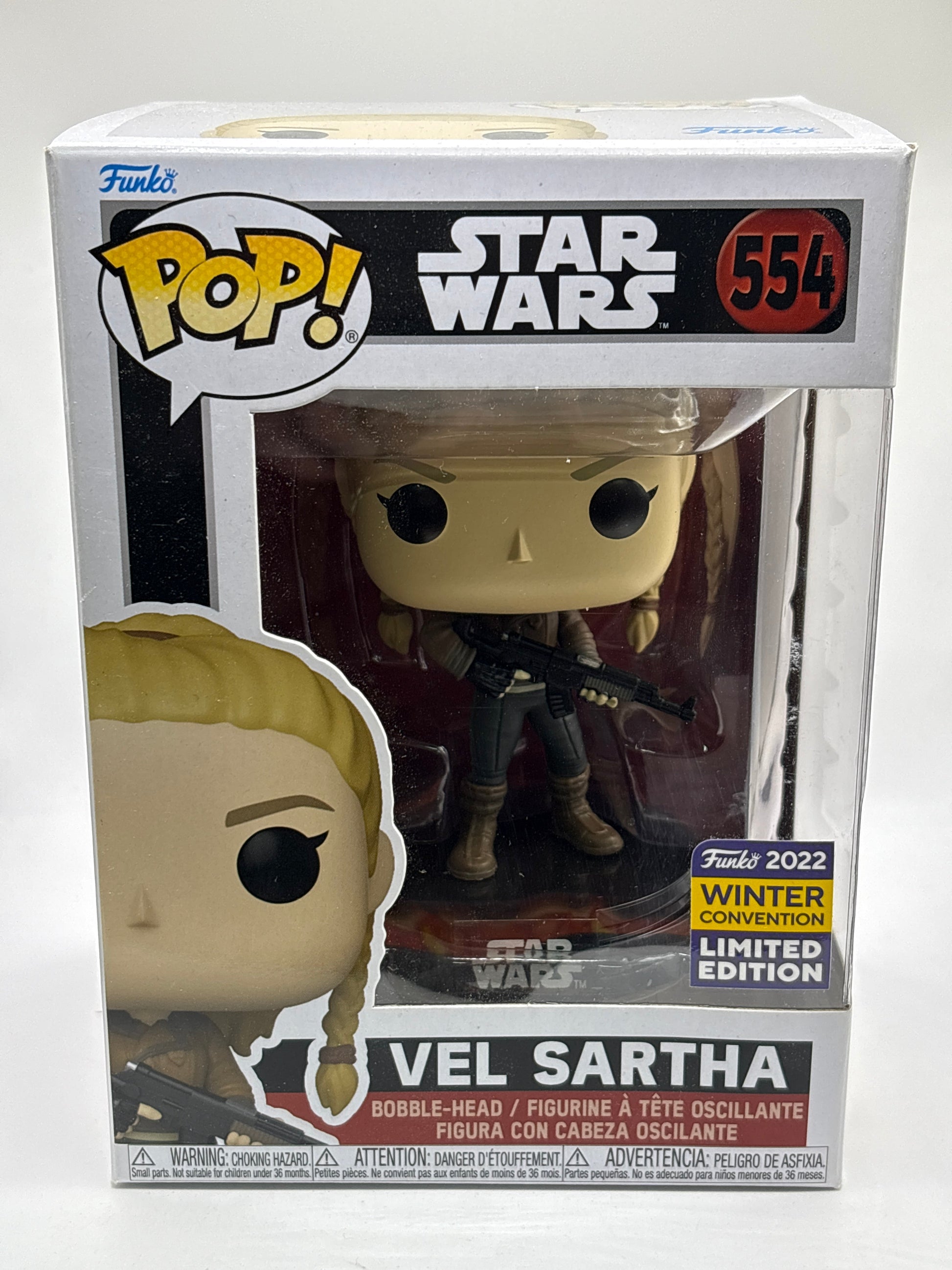 Funko POP! Star Wars #554 Vel Sartha 2022 Winter Convention Limited FRENLY BRICKS - Open 7 Days