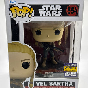Funko POP! Star Wars #554 Vel Sartha 2022 Winter Convention Limited FRENLY BRICKS - Open 7 Days
