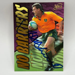 1996 Futera Rugby Union Trading Cards HOBBY NO BARRIERS NB1 Jason Little ON CARD AUTO FRENLY BRICKS - Open 7 Days