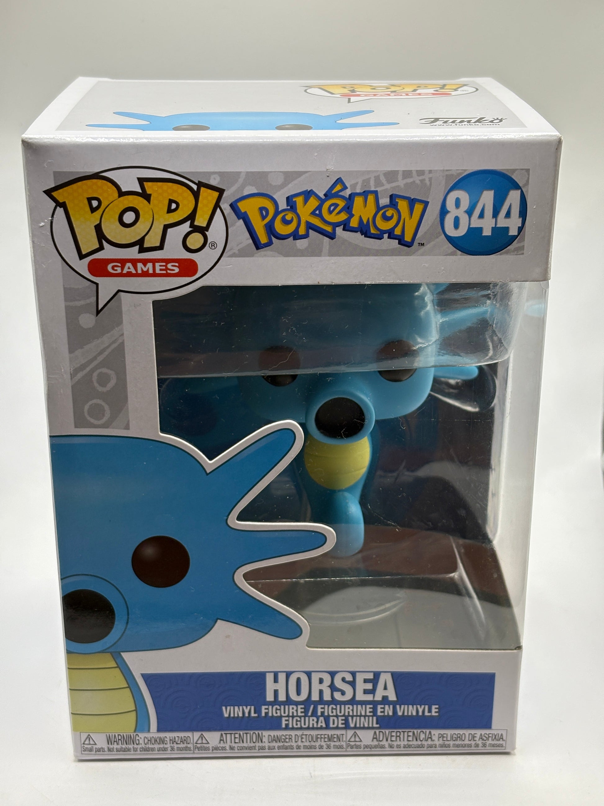 Funko POP! Games Pokemon #844 Horsea Vinyl Figure FRENLY BRICKS - Open 7 Days