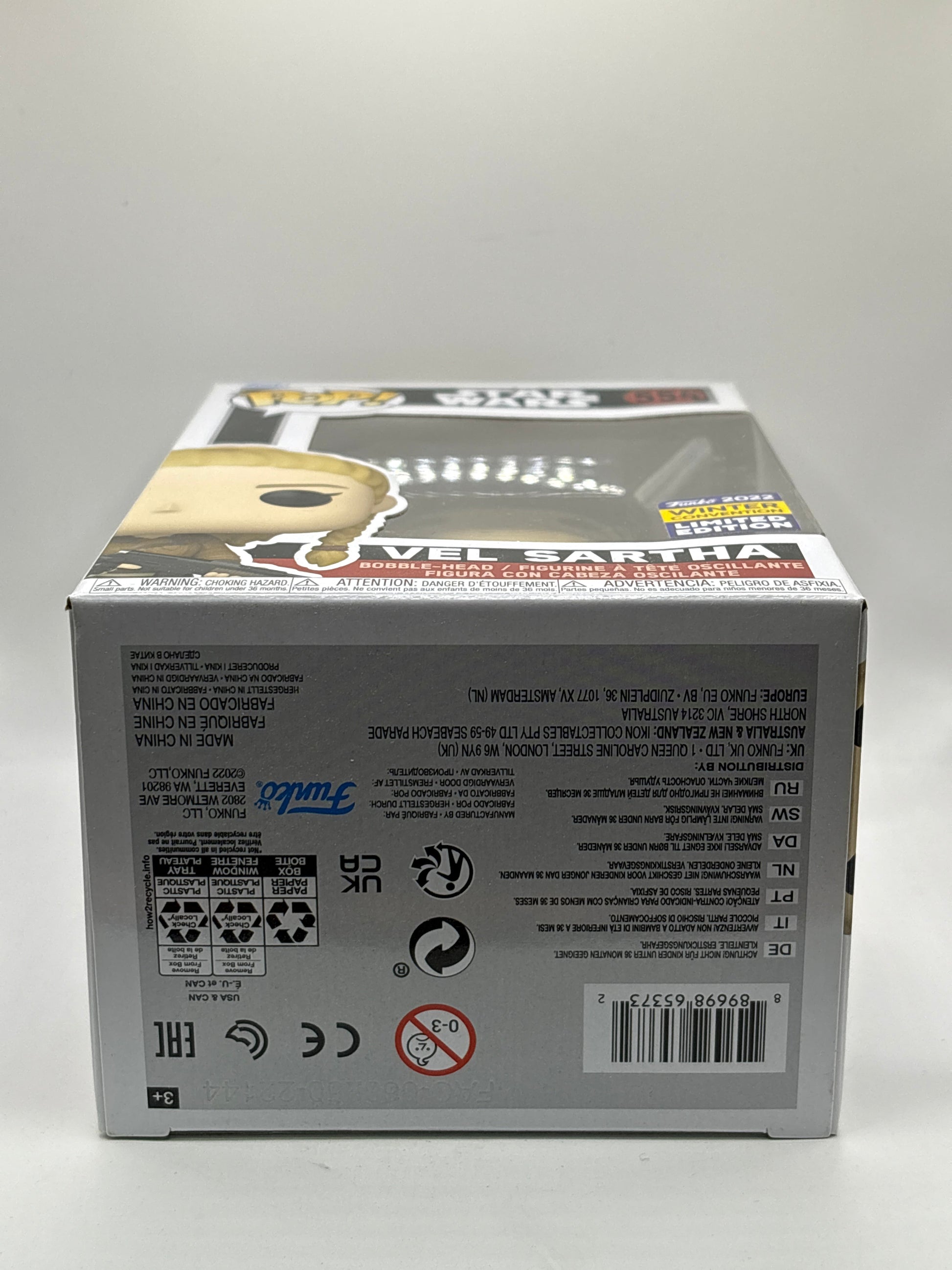 Funko POP! Star Wars #554 Vel Sartha 2022 Winter Convention Limited FRENLY BRICKS - Open 7 Days