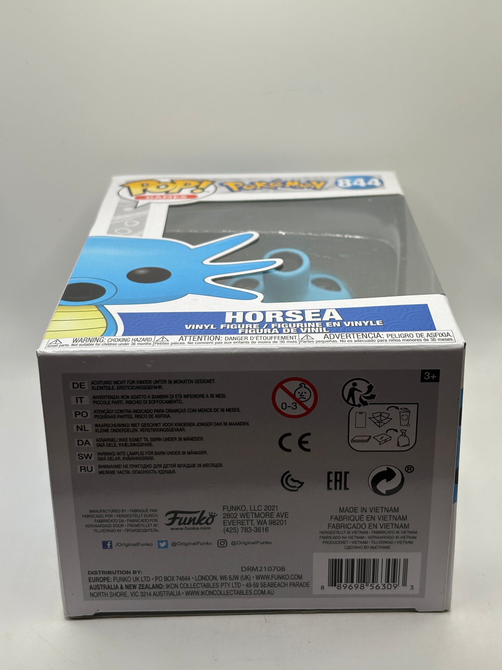 Funko POP! Games Pokemon #844 Horsea Vinyl Figure FRENLY BRICKS - Open 7 Days