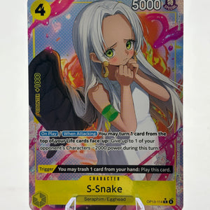 One Piece TCG OP13 - S-Snake OP13-114 R* Alternate Art NM FRENLY BRICKS - Open 7 Days