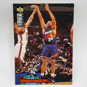 1994 UPPER DECK - WORLD OF TRIVIA- SILVER SIGNATURE- CHARLES BARKLEY #406 FRENLY BRICKS - Open 7 Days