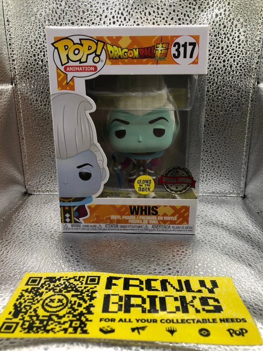 FUNKO POP DRAGON BALL SUPER WHIS GLOW #317 FRENLY BRICKS - Open 7 Days