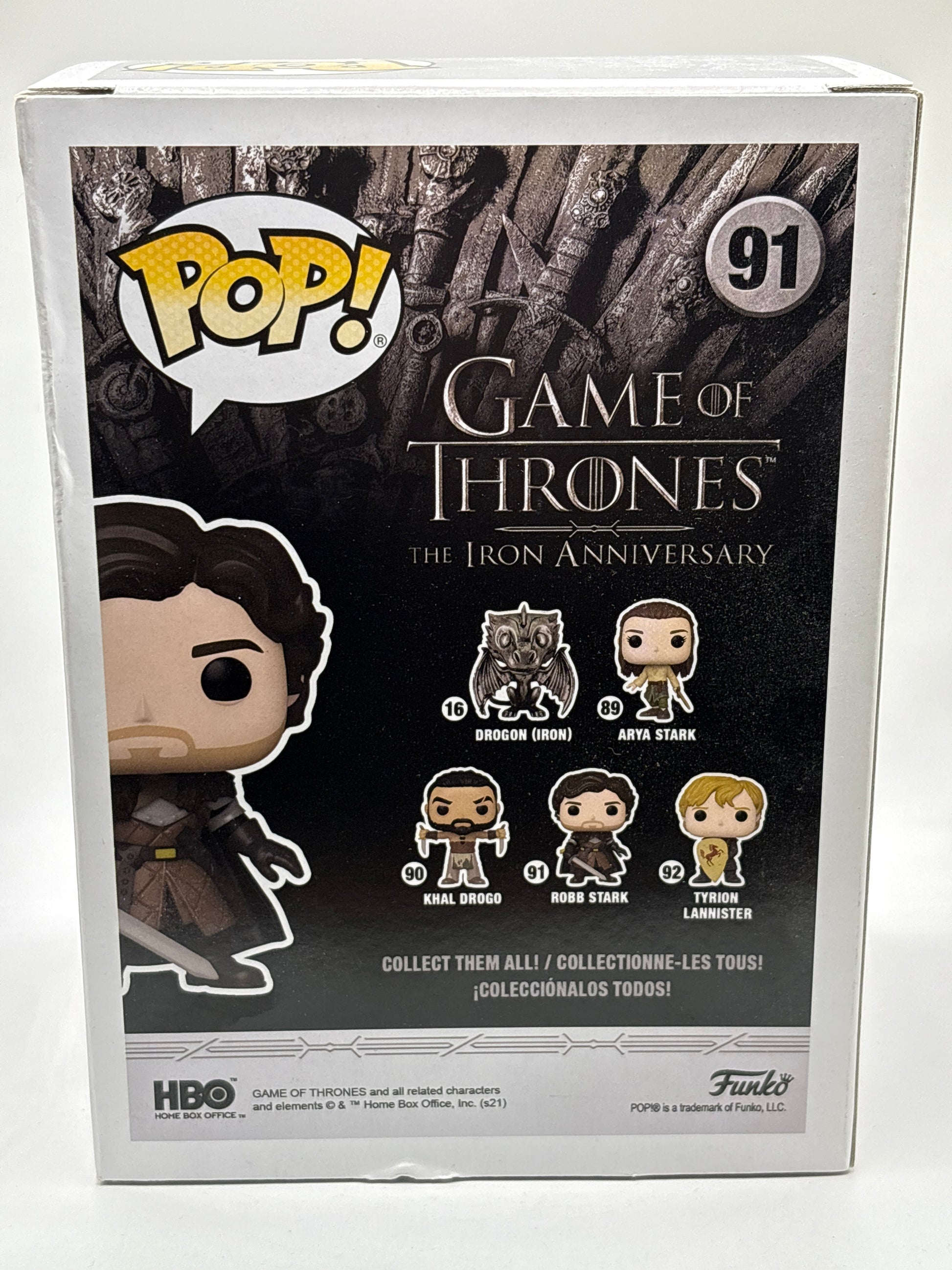 Funko POP! Television Game Of Thrones #91 Robb Stark Vinyl Figure FRENLY BRICKS - Open 7 Days