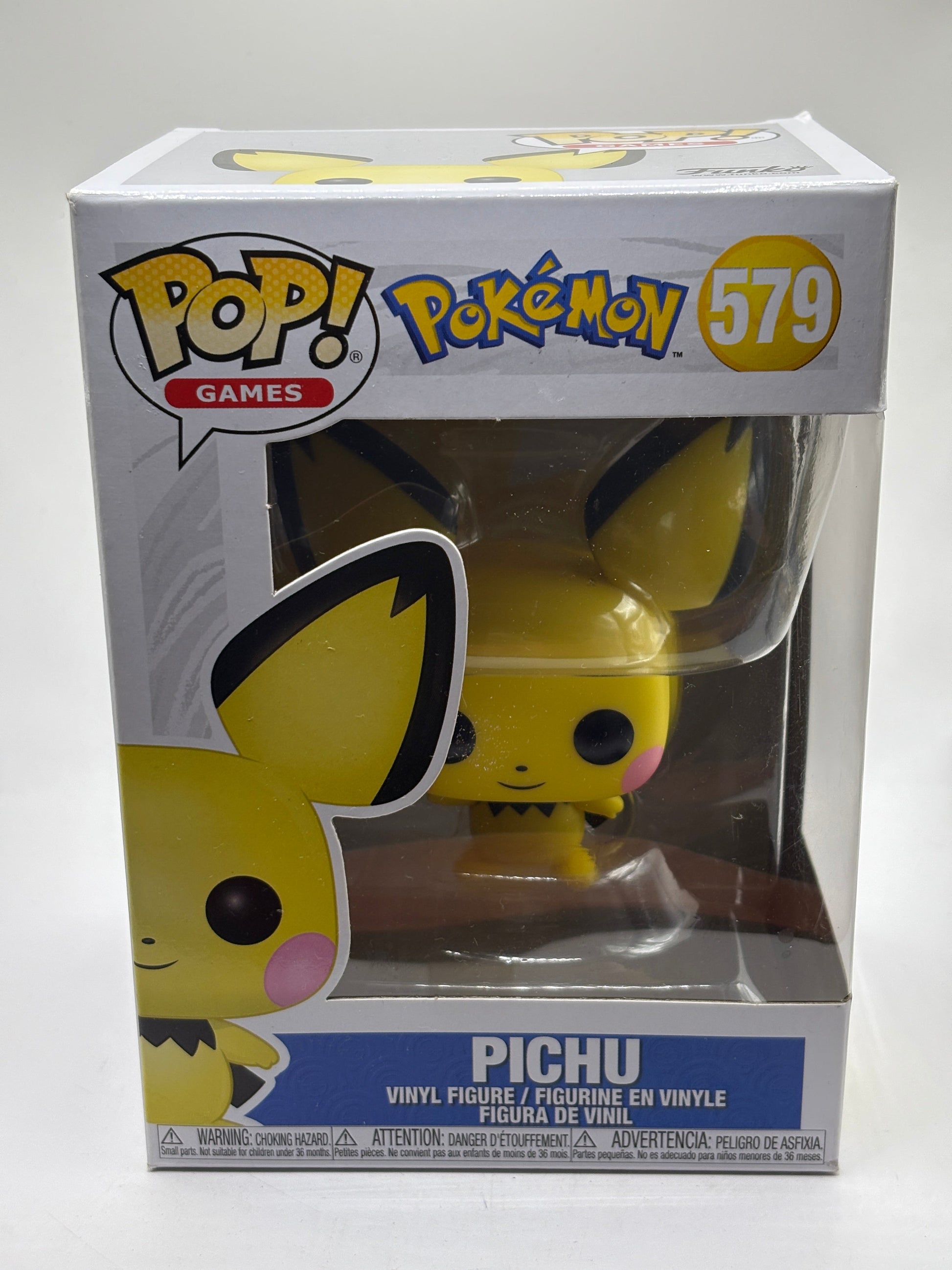 Funko POP! Games Pokemon #579 Pichu Vinyl Figure FRENLY BRICKS - Open 7 Days