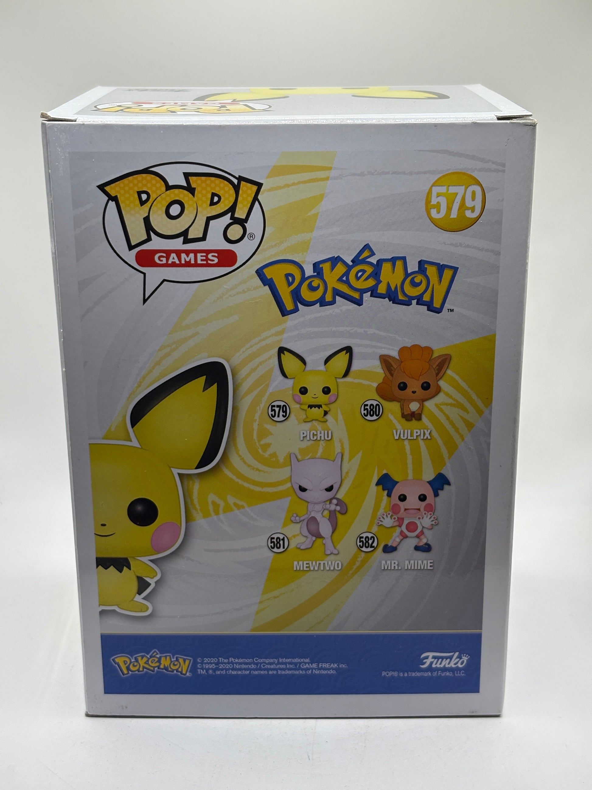 Funko POP! Games Pokemon #579 Pichu Vinyl Figure FRENLY BRICKS - Open 7 Days