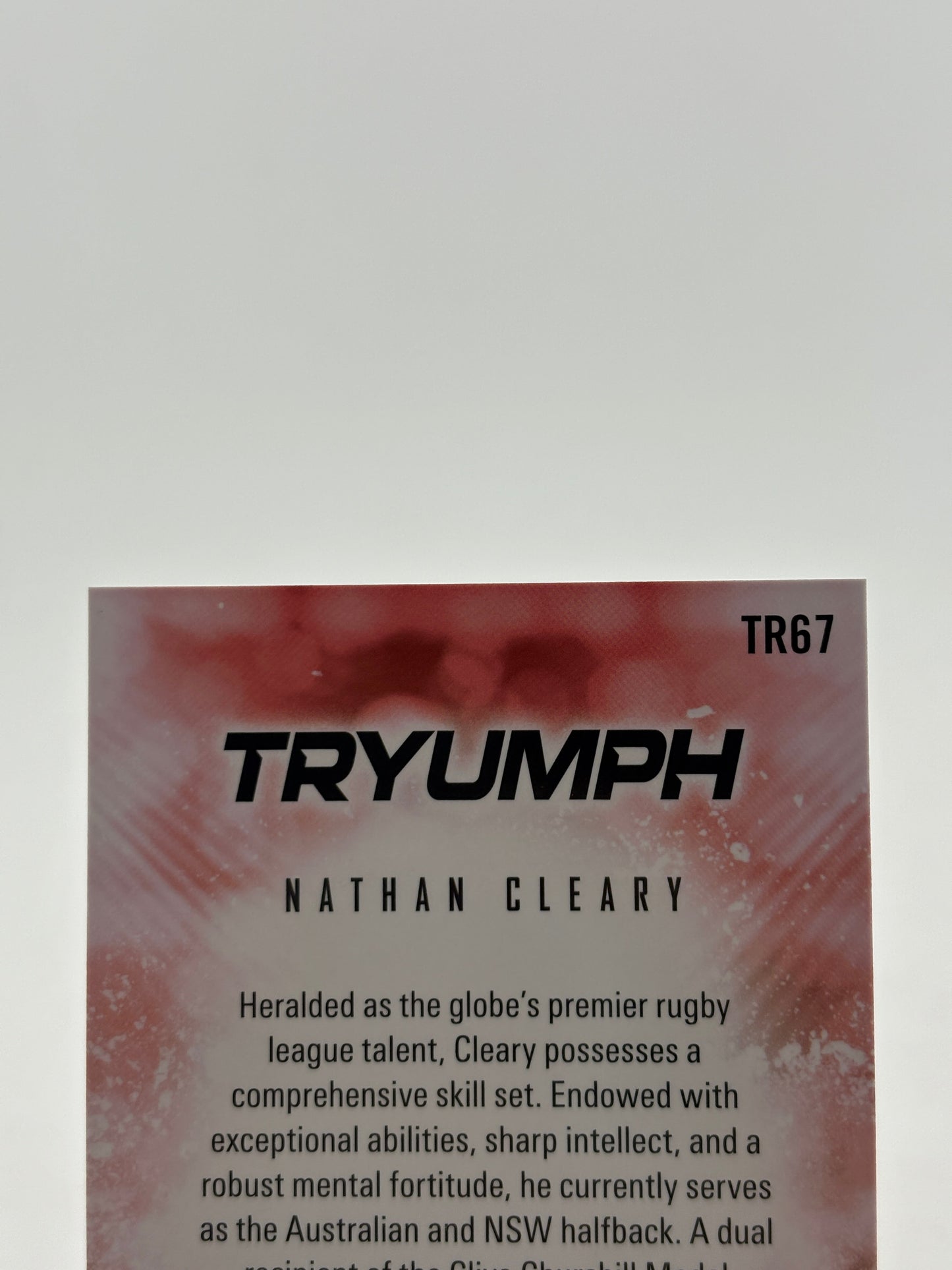 2026 Select NRL - Tryumph Nathan Cleary #TR67 Insert FRENLY BRICKS - Open 7 Days