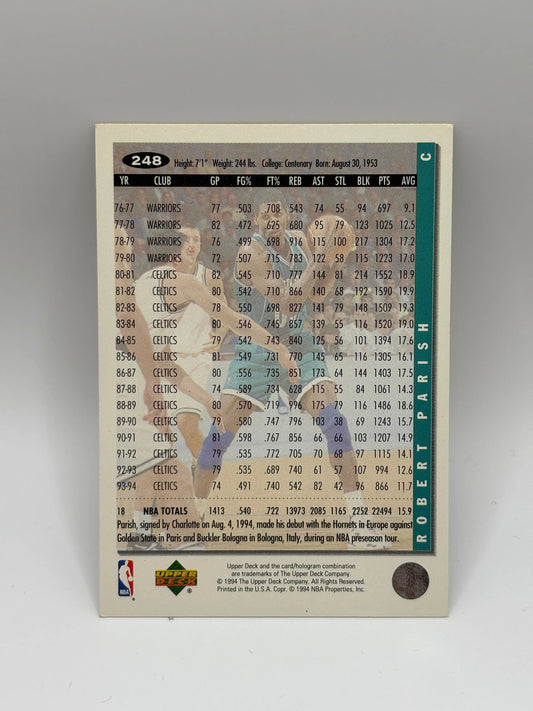 1994-95 Upper Deck Collector's Choice - Robert Parish #248 Silver FRENLY BRICKS - Open 7 Days