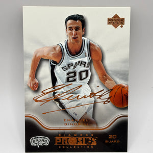 2004-05 Upper Deck Pro Sigs Diamond Collection Manu Ginobili Emanuel #78 HOF FRENLY BRICKS - Open 7 Days