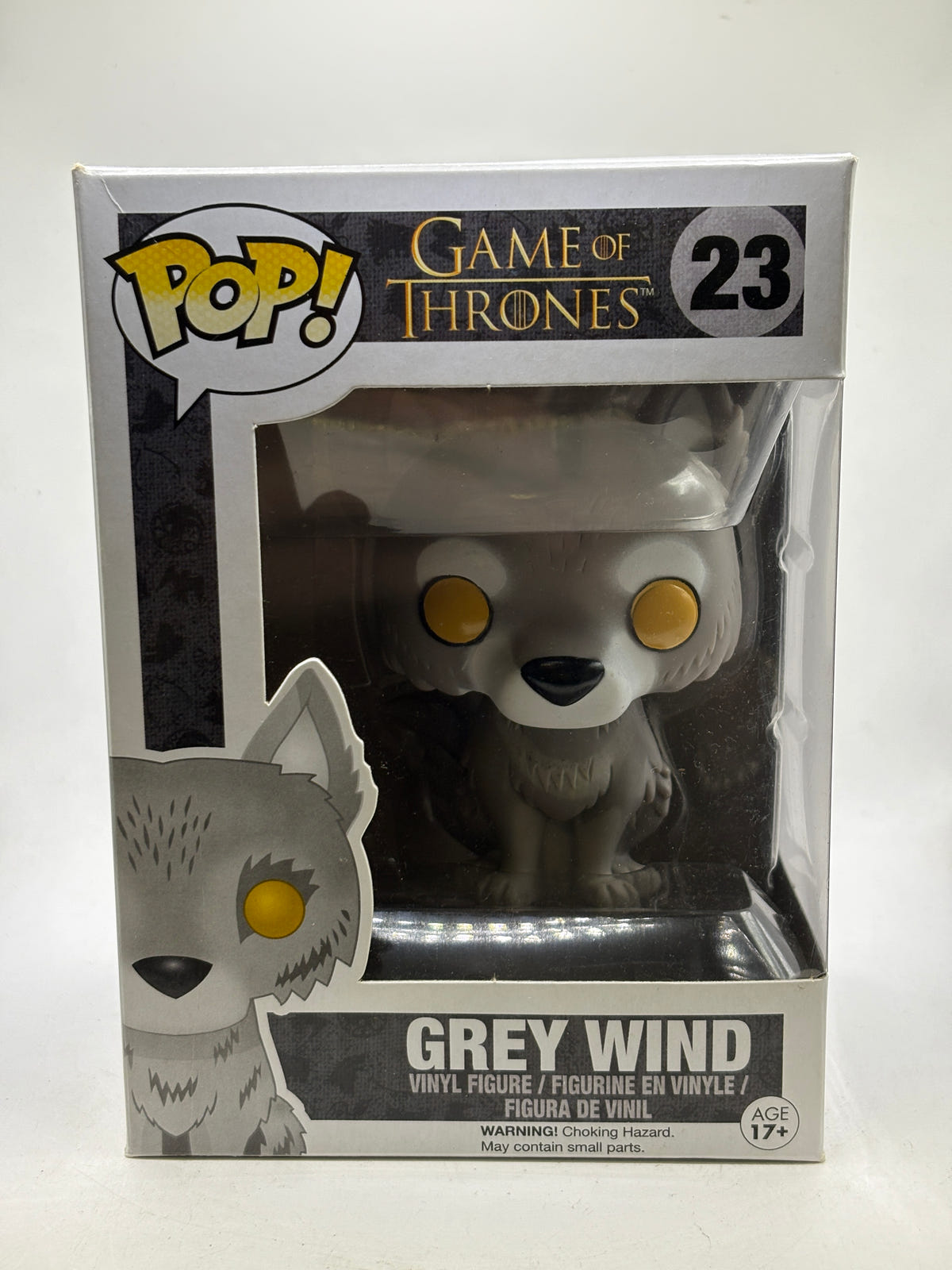 Funko POP! Game of Thrones #23 Grey Wind Vinyl Figure image 1