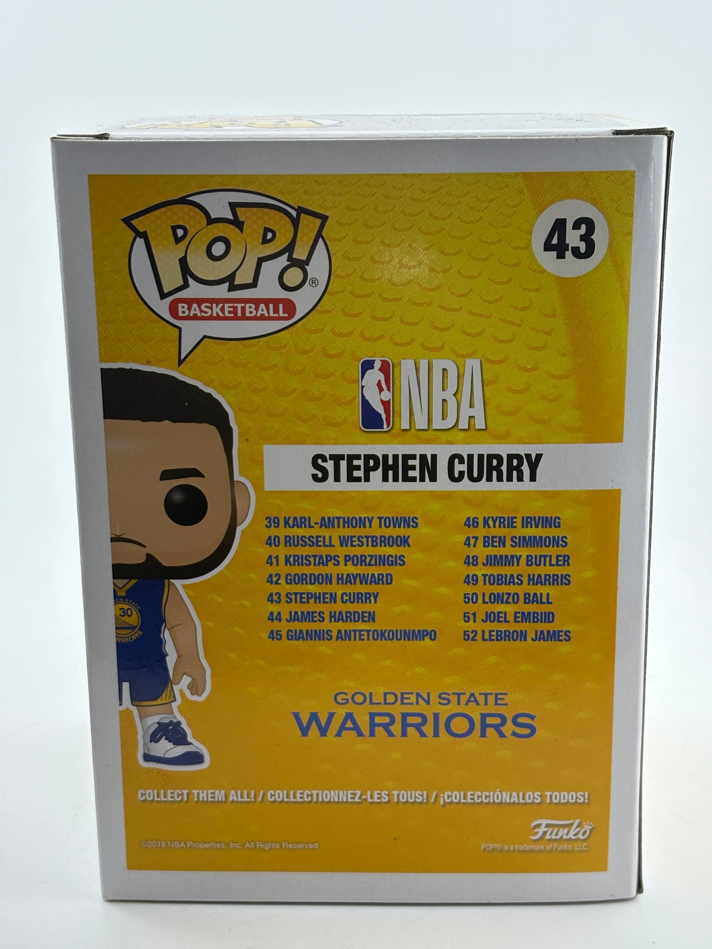 Funko POP! Basketball GSW #43 Stephen Curry Special Edition Vinyl Figure FRENLY BRICKS - Open 7 Days